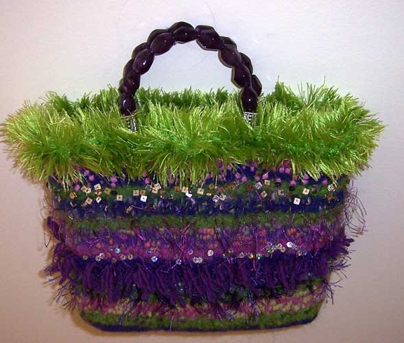 Green Purple and Pink